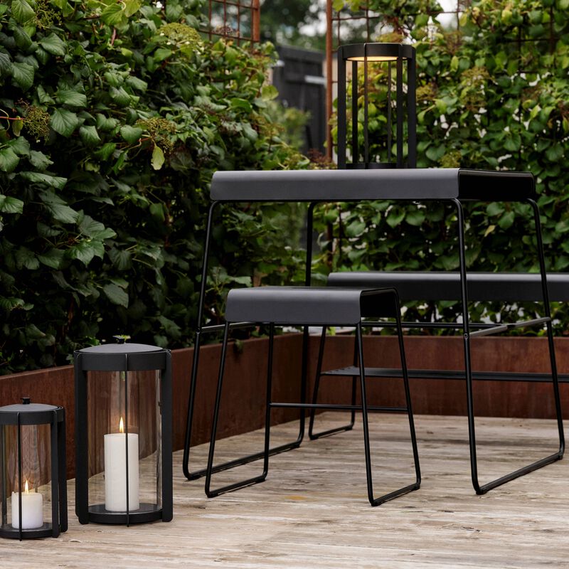 Zone Bord 75 x 58 x 75 cm i black pulverlakeret, A